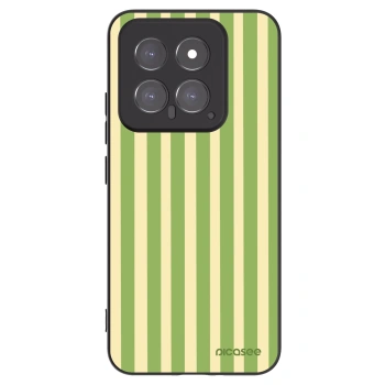 Picasee crna silikonska maskica za Xiaomi 14 - Lines Matcha