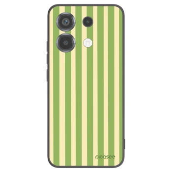 Picasee crna silikonska maskica za Xiaomi Poco X6 - Lines Matcha