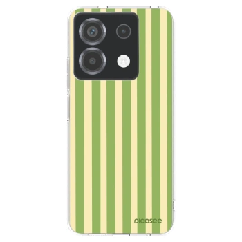 Picasee silikonska prozirna maskica za Xiaomi Poco X6 - Lines Matcha