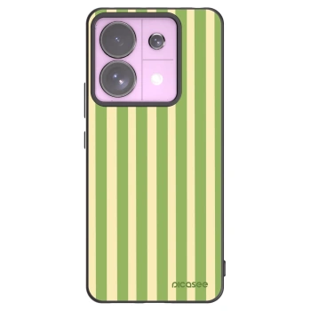 Picasee crna silikonska maskica za Xiaomi Redmi Note 13 Pro 5G - Lines Matcha
