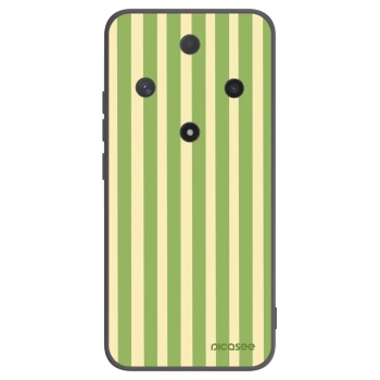 Picasee crna silikonska maskica za Honor Magic6 Lite 5G - Lines Matcha