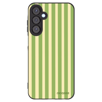 Picasee crna silikonska maskica za Samsung Galaxy A25 A256B 5G - Lines Matcha