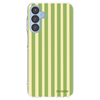 Picasee silikonska prozirna maskica za Samsung Galaxy A15 A156B 5G - Lines Matcha