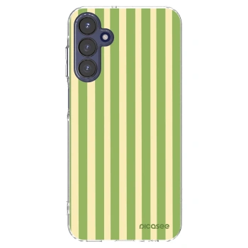 Picasee silikonska prozirna maskica za Samsung Galaxy A15 A155F 4G - Lines Matcha