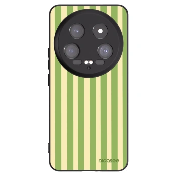 Picasee crna silikonska maskica za Xiaomi 14 Ultra - Lines Matcha