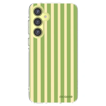 Picasee silikonska prozirna maskica za Samsung Galaxy A35 5G A356B - Lines Matcha