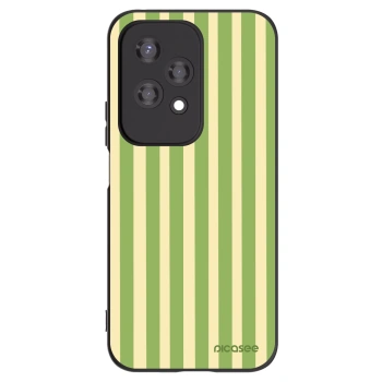 Picasee crna silikonska maskica za Honor 200 Lite - Lines Matcha