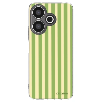 Picasee silikonska prozirna maskica za Xiaomi Redmi 13 4G - Lines Matcha