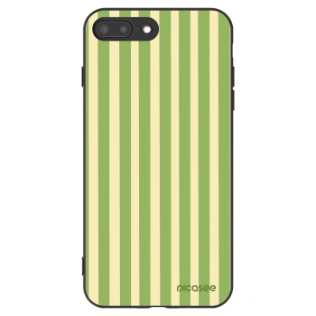 Picasee crna silikonska maskica za Apple iPhone 7 Plus - Lines Matcha