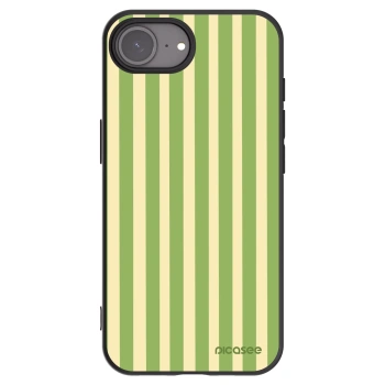 Picasee crna silikonska maskica za Apple iPhone 16e - Lines Matcha