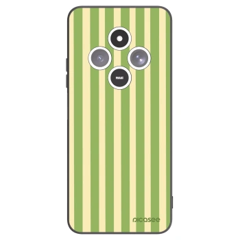 Picasee crna silikonska maskica za Xiaomi Redmi 14C - Lines Matcha