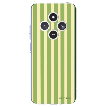 Picasee silikonska prozirna maskica za Xiaomi Redmi 14C - Lines Matcha