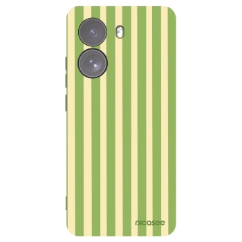Picasee crna silikonska maskica za Xiaomi Poco X7 - Lines Matcha
