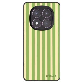 Picasee crna silikonska maskica za Xiaomi Redmi Note 14 Pro 4G - Lines Matcha