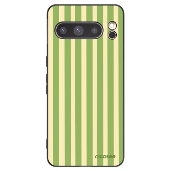 Picasee crna silikonska maskica za Google Pixel 8 Pro - Lines Matcha