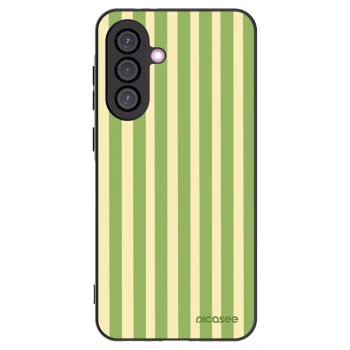 Picasee crna silikonska maskica za Samsung Galaxy A56 5G A566B - Lines Matcha