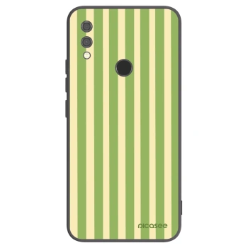 Picasee crna silikonska maskica za Xiaomi Redmi Note 7 - Lines Matcha