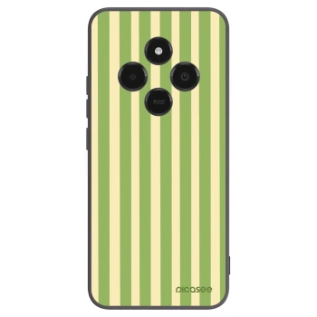 Picasee crna silikonska maskica za Xiaomi Poco C75 - Lines Matcha