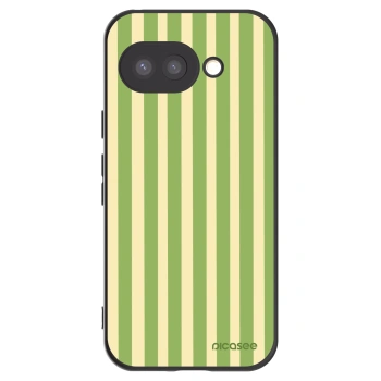 Picasee crna silikonska maskica za Google Pixel 9a - Lines Matcha