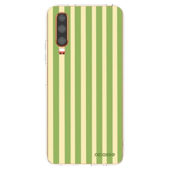 Picasee silikonska prozirna maskica za Huawei P30 - Lines Matcha