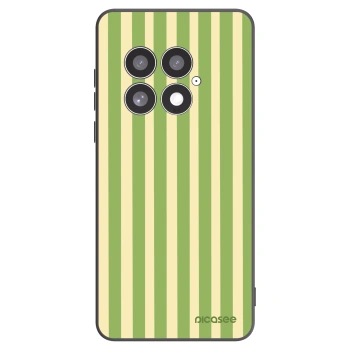 Picasee crna silikonska maskica za OnePlus 13 5G - Lines Matcha