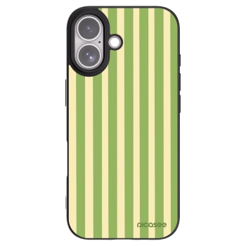 Picasee crna silikonska maskica za Apple iPhone 17 - Lines Matcha