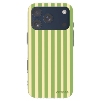 Picasee silikonska prozirna maskica za Apple iPhone 17 Pro - Lines Matcha