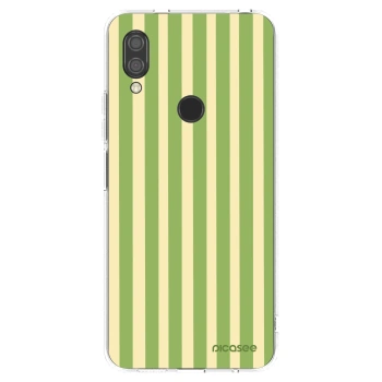 Picasee silikonska prozirna maskica za Xiaomi Redmi 7 - Lines Matcha