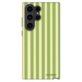 Picasee Fashion Case za Samsung Galaxy S23 Ultra 5G - Lines Matcha