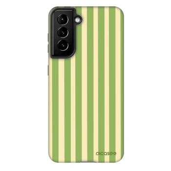 Maskica za Samsung Galaxy S21 5G G991B - Lines Matcha