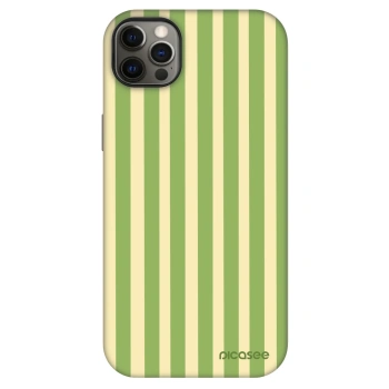 Maskica za Apple iPhone 12 Pro Max - Lines Matcha