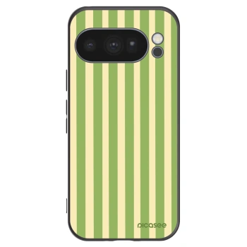 Picasee crna silikonska maskica za Google Pixel 10 Pro - Lines Matcha