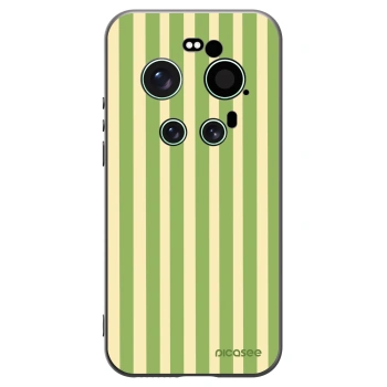 Picasee crna silikonska maskica za Xiaomi 17 Ultra - Lines Matcha