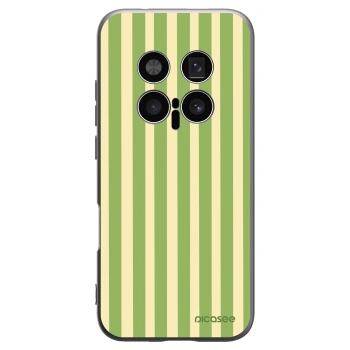Picasee crna silikonska maskica za Honor Magic8 Pro 5G - Lines Matcha