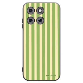 Picasee crna silikonska maskica za Motorola Moto G77 - Lines Matcha