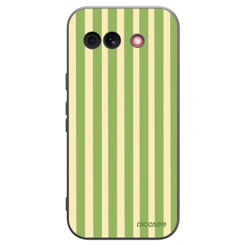 Picasee crna silikonska maskica za Google Pixel 10a - Lines Matcha