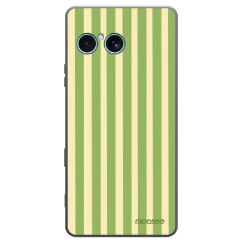 Picasee crna silikonska maskica za Sony Xperia 10 VII - Lines Matcha