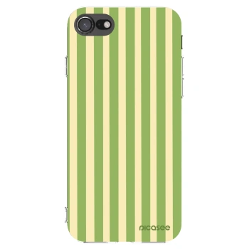 Picasee silikonska prozirna maskica za Apple iPhone 8 - Lines Matcha