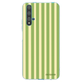 Picasee silikonska prozirna maskica za Huawei Nova 5T - Lines Matcha