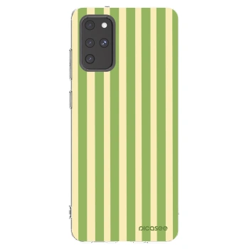 Picasee silikonska prozirna maskica za Samsung Galaxy S20+ G985F - Lines Matcha