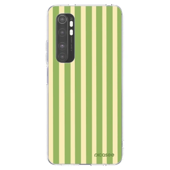 Picasee silikonska prozirna maskica za Xiaomi Mi Note 10 Lite - Lines Matcha