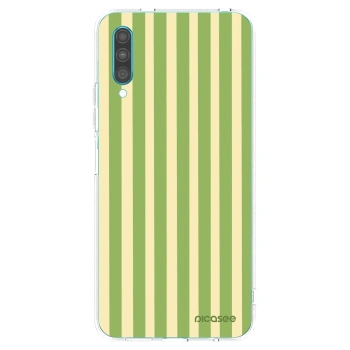 Picasee silikonska prozirna maskica za Samsung Galaxy A30s A307F - Lines Matcha
