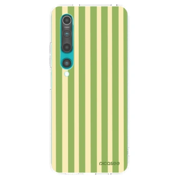 Picasee silikonska prozirna maskica za Xiaomi Mi 10 - Lines Matcha