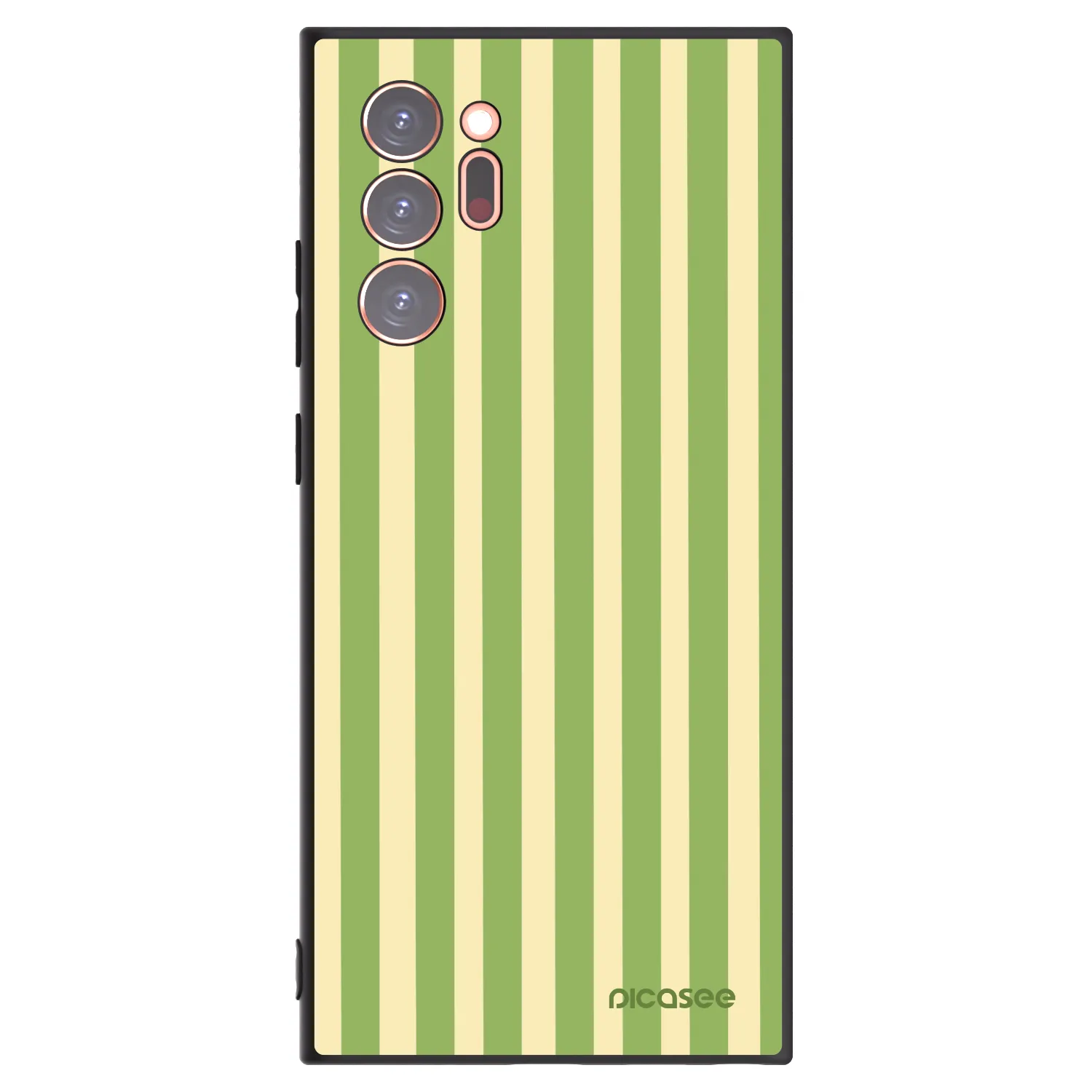 Picasee crna silikonska maskica za Samsung Galaxy Note 20 Ultra - Lines Matcha