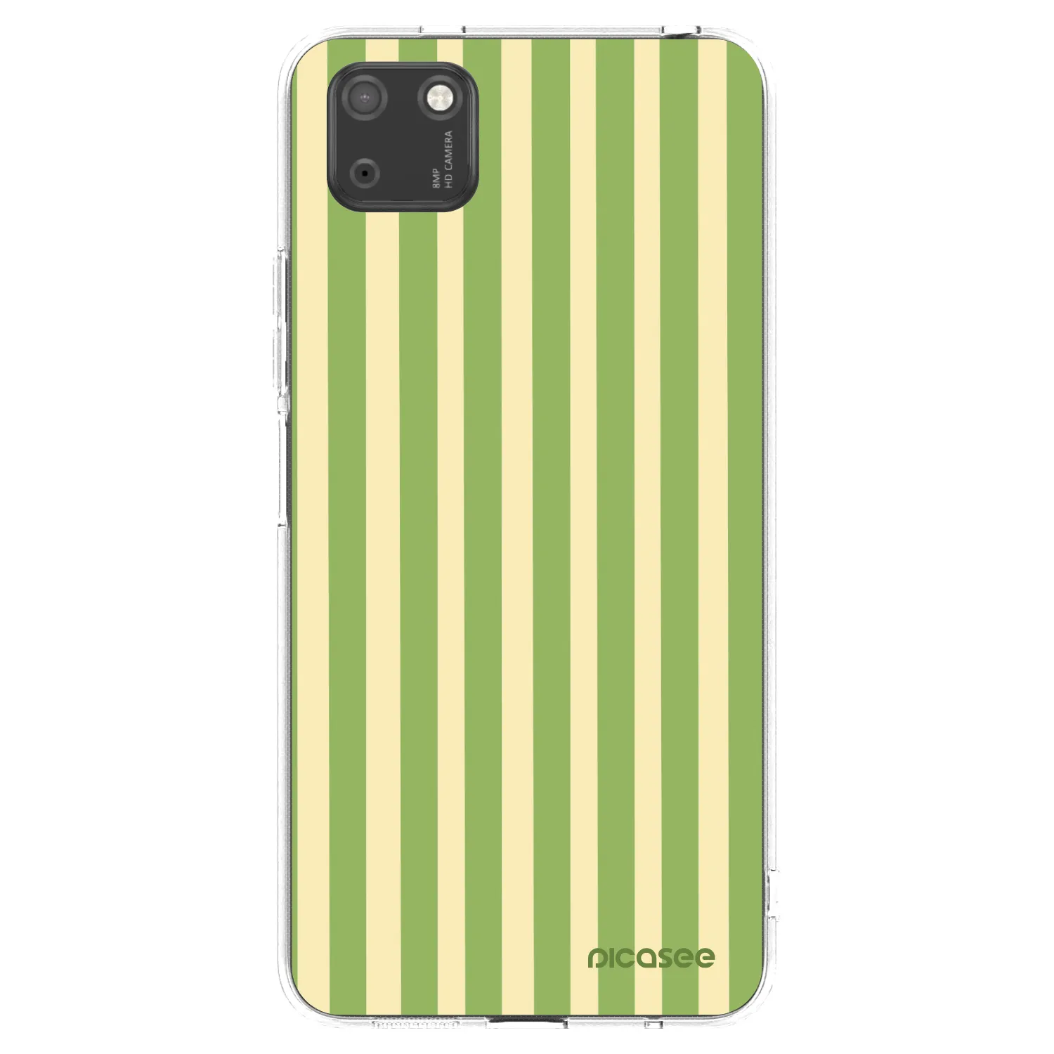 Picasee silikonska prozirna maskica za Huawei Y5P - Lines Matcha