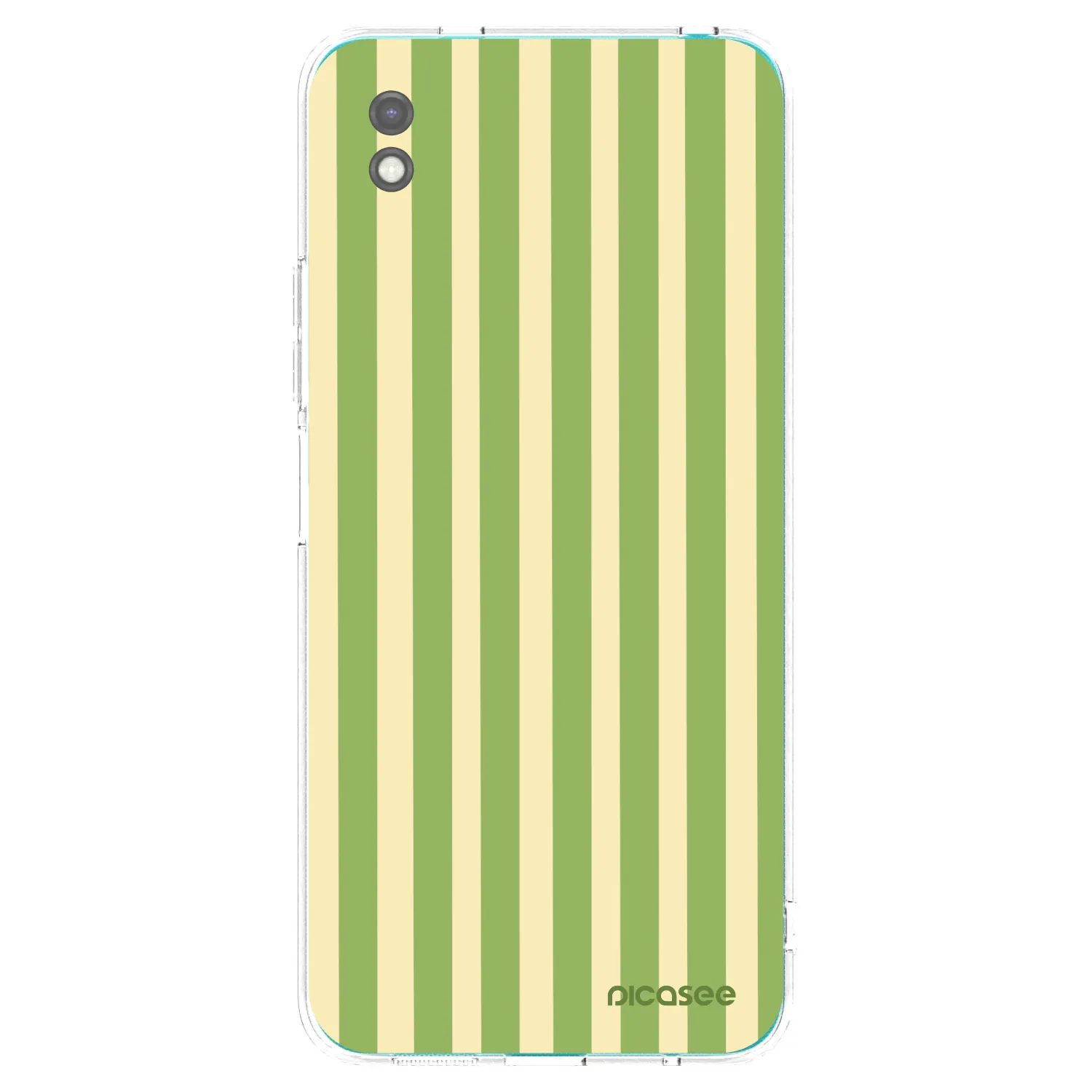 Picasee crna silikonska maskica za Xiaomi Redmi 9A - Lines Matcha