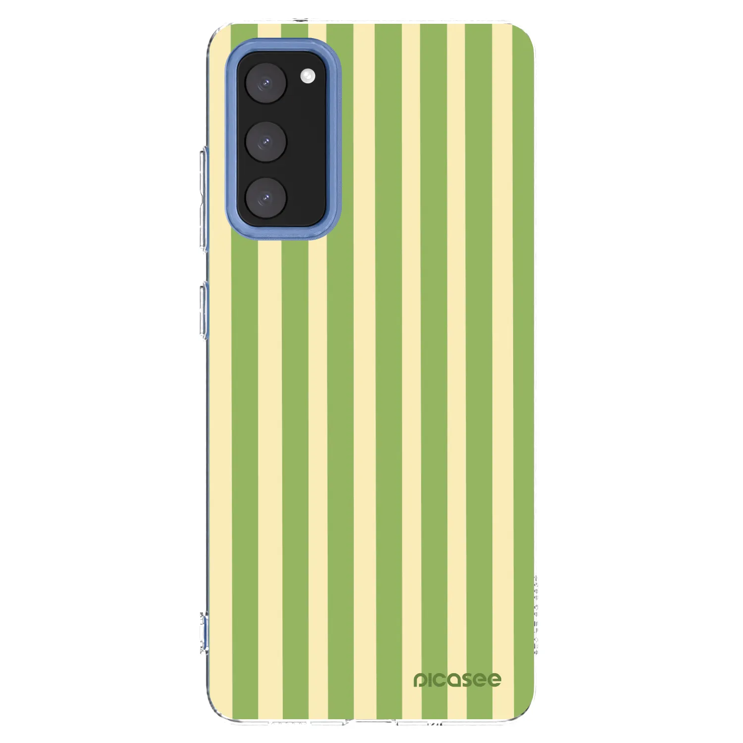 Picasee silikonska prozirna maskica za Samsung Galaxy S20 FE - Lines Matcha