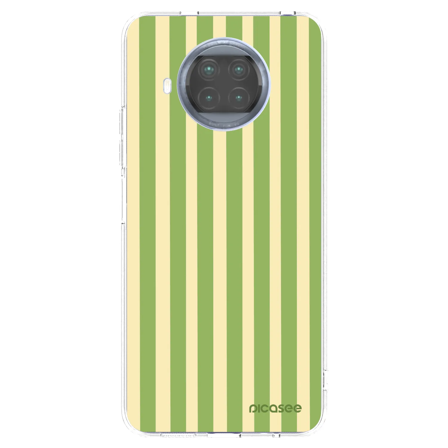 Picasee silikonska prozirna maskica za Xiaomi Mi 10T Lite - Lines Matcha