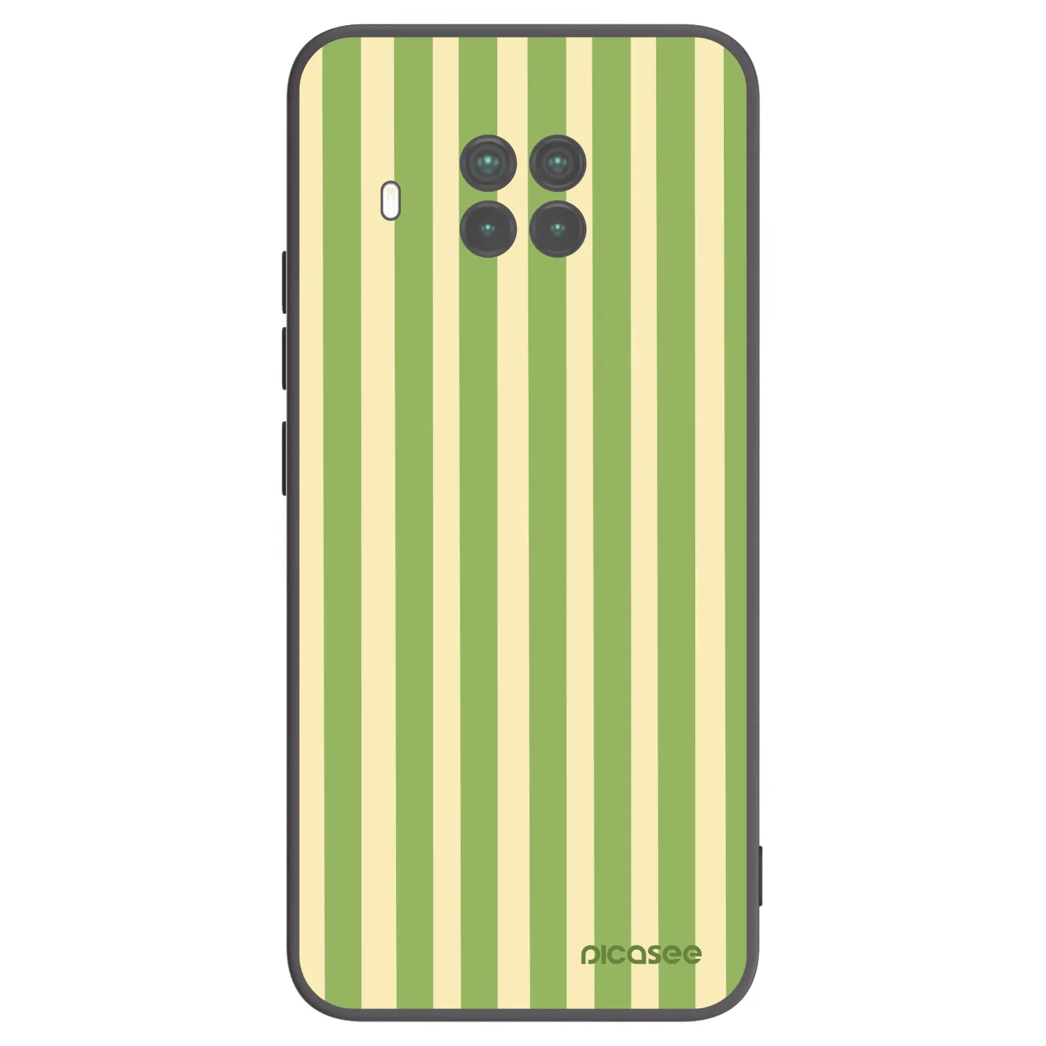 Picasee crna silikonska maskica za Xiaomi Mi 10T Lite - Lines Matcha
