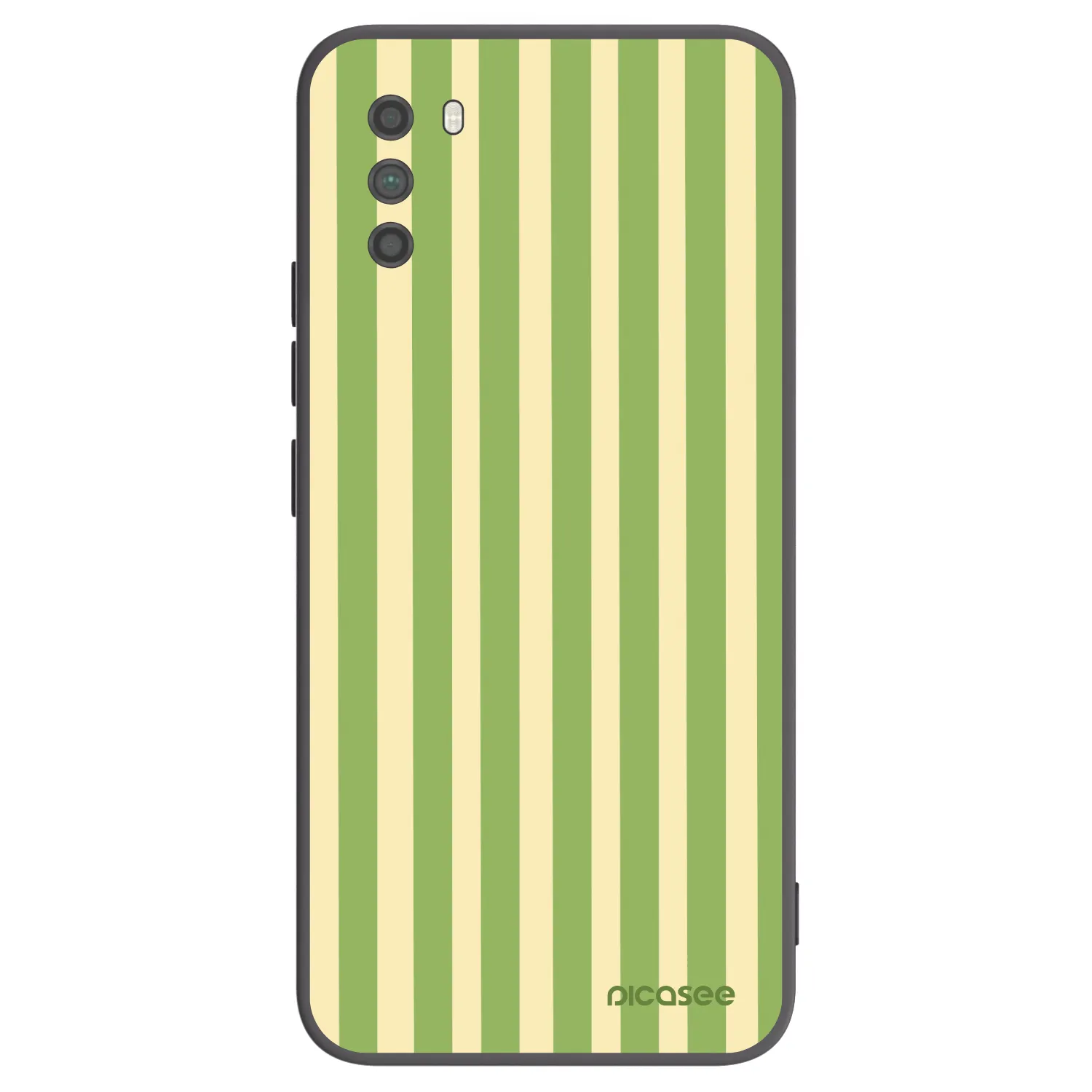 Picasee crna silikonska maskica za Xiaomi Poco M3 - Lines Matcha